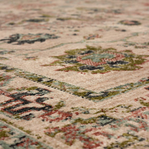 Vintage Inspired Mortimer Area Rug, 5’ 3” X 7’ 10"
