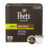 Decaf House Blend Single Serve Pods, 60-Count