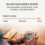 (4 Pack)  Coffee Major Dickason'S Blend Premium Dark Roast Single Serve Coffee Pods, 22 Count