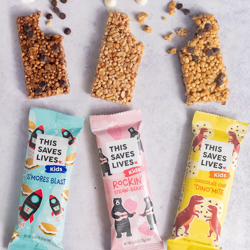 This Saves Lives Snack Bars (Variety Pack, 0.88 Ounce (Pack of 15))