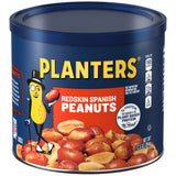 (6 Pack)  Redskin Spanish Peanuts, Roasted Salted Peanuts, Plant Based Protein, 12.5 Oz Steel Can