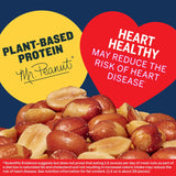 (6 Pack)  Redskin Spanish Peanuts, Roasted Salted Peanuts, Plant Based Protein, 12.5 Oz Steel Can