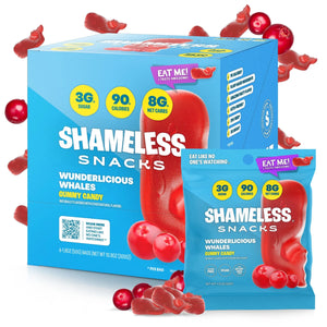 s - Healthy Low Calorie Snacks, Low Carb Keto Gummies (Gluten Free & Non GMO Candy) - 6 Pack Green Apple Blast