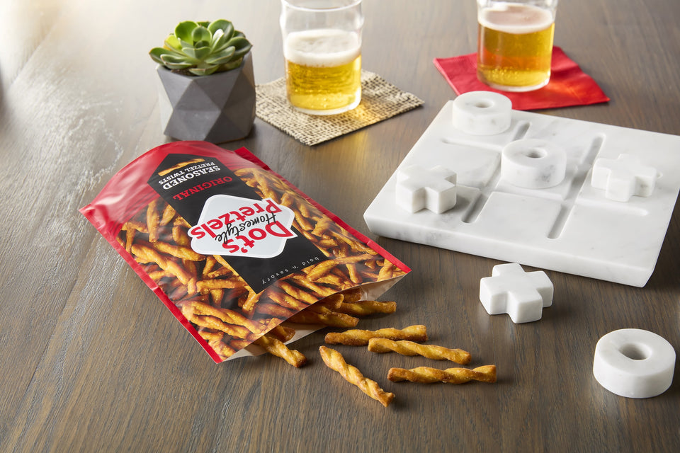 (5 Pack) , Original Seasoned Pretzel Twists Snack, 16 Oz Family Size Bag