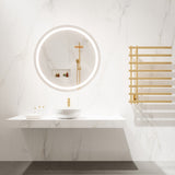 Kio 32" round LED Lighted Mirror