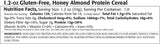 Protein Cereal, Honey Almond, Gluten-Free, Low Carbs, Low Fat, All Natural Flavorings, 1.2 Oz (Pack of 6)