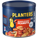 (6 Pack)  Redskin Spanish Peanuts, Roasted Salted Peanuts, Plant Based Protein, 12.5 Oz Steel Can