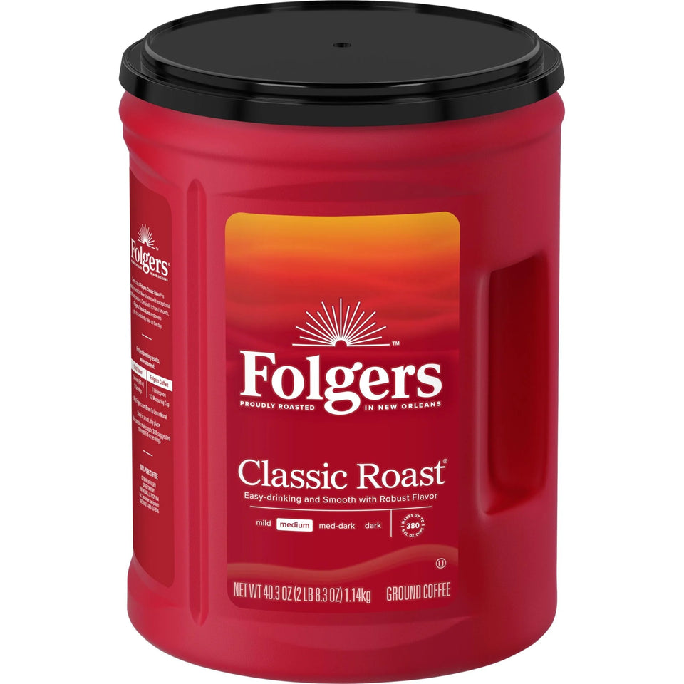 (6 Pack)  Classic Roast Ground Coffee, Medium Roast, 25.9 Oz Canister