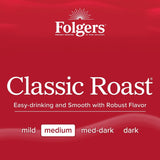 (6 Pack)  Classic Roast Ground Coffee, Medium Roast, 25.9 Oz Canister