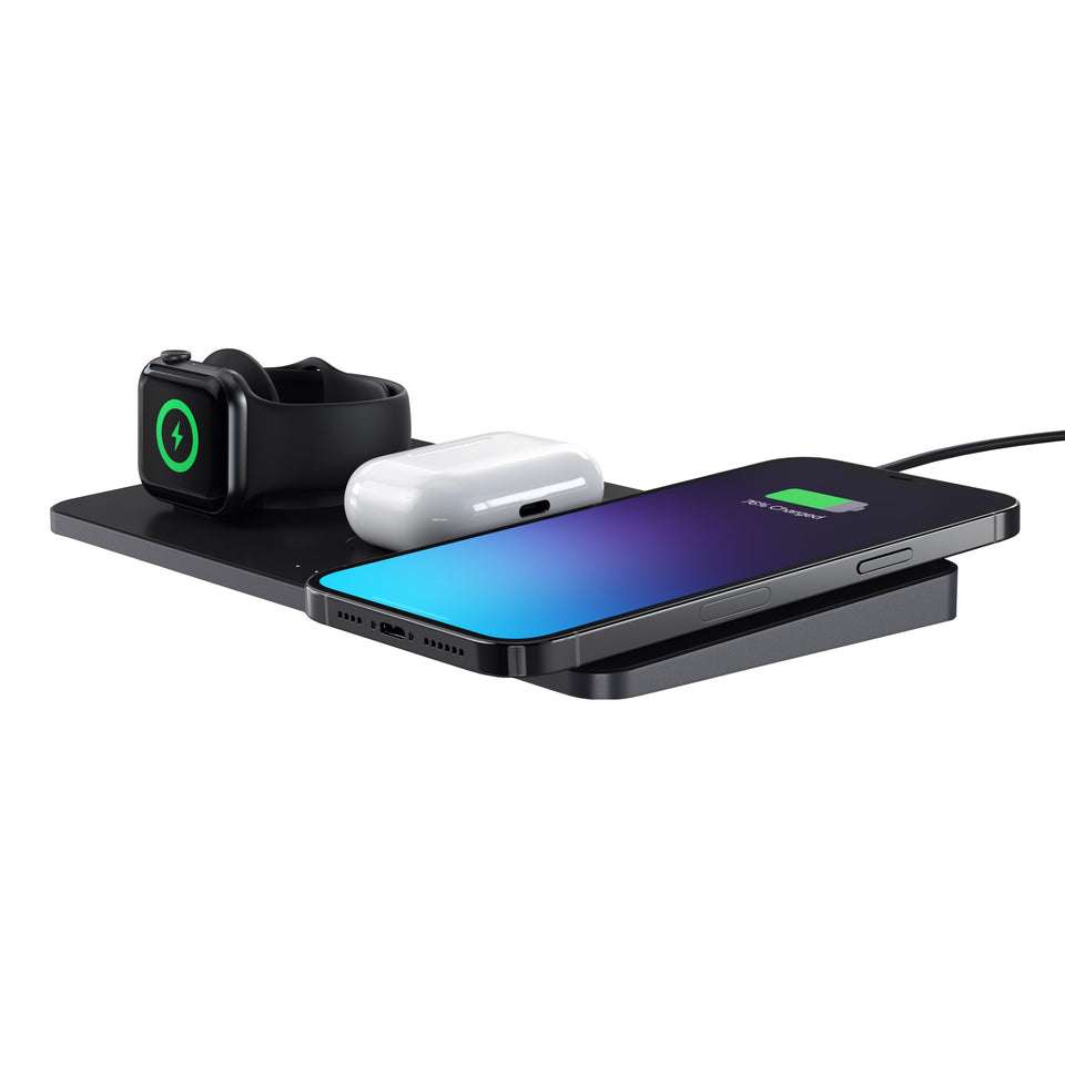 Trio Wireless Charger with Magnetic Pad