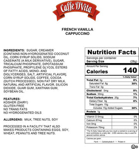 (4 Pack)  French Vanilla Cappuccino, 48 Oz Canister