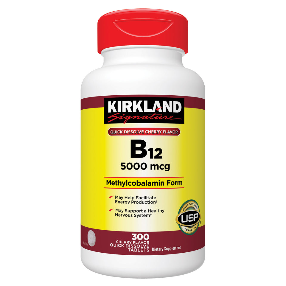 Quick Dissolve B-12 5000 Mcg., 300 Tablets