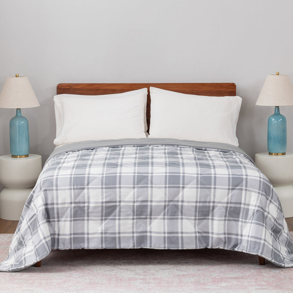Herringbone Microfiber down Alternative Blanket