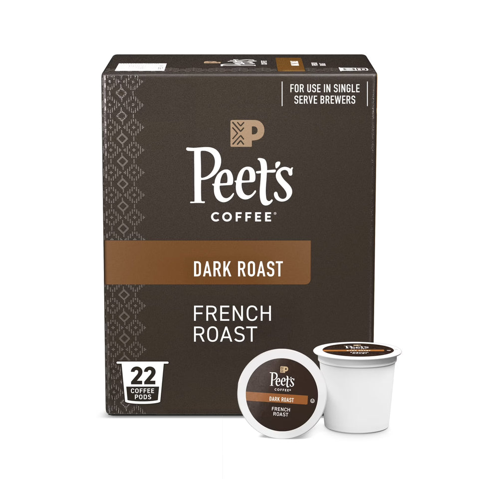 (4 Pack)  Coffee Major Dickason'S Blend Premium Dark Roast Single Serve Coffee Pods, 22 Count