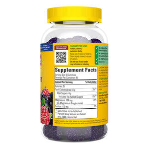 Magnesium Glycinate 100 Mg Gummies, 90 Gummies