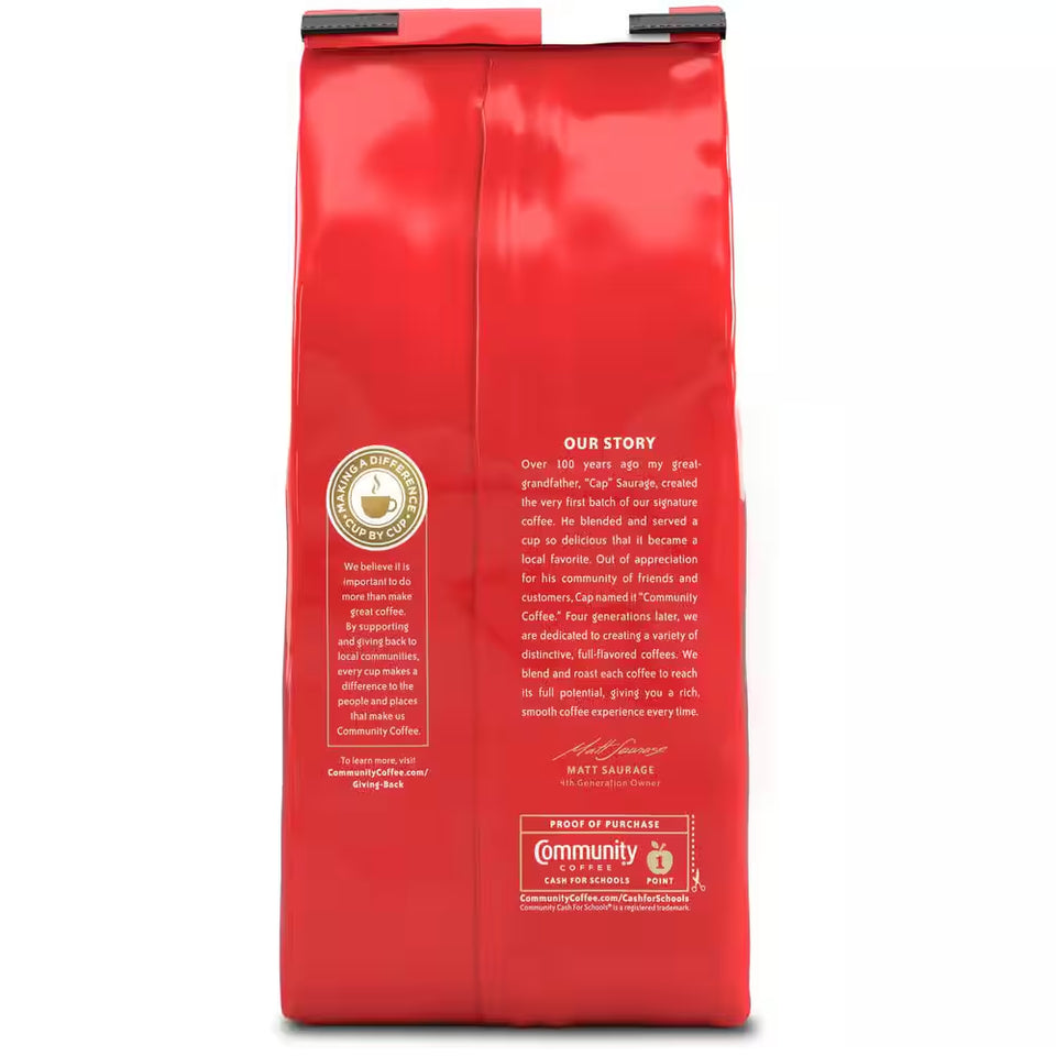 12 Oz. Half-Caff Medium-Dark Roast Premium Ground Coffee (6-Pack)