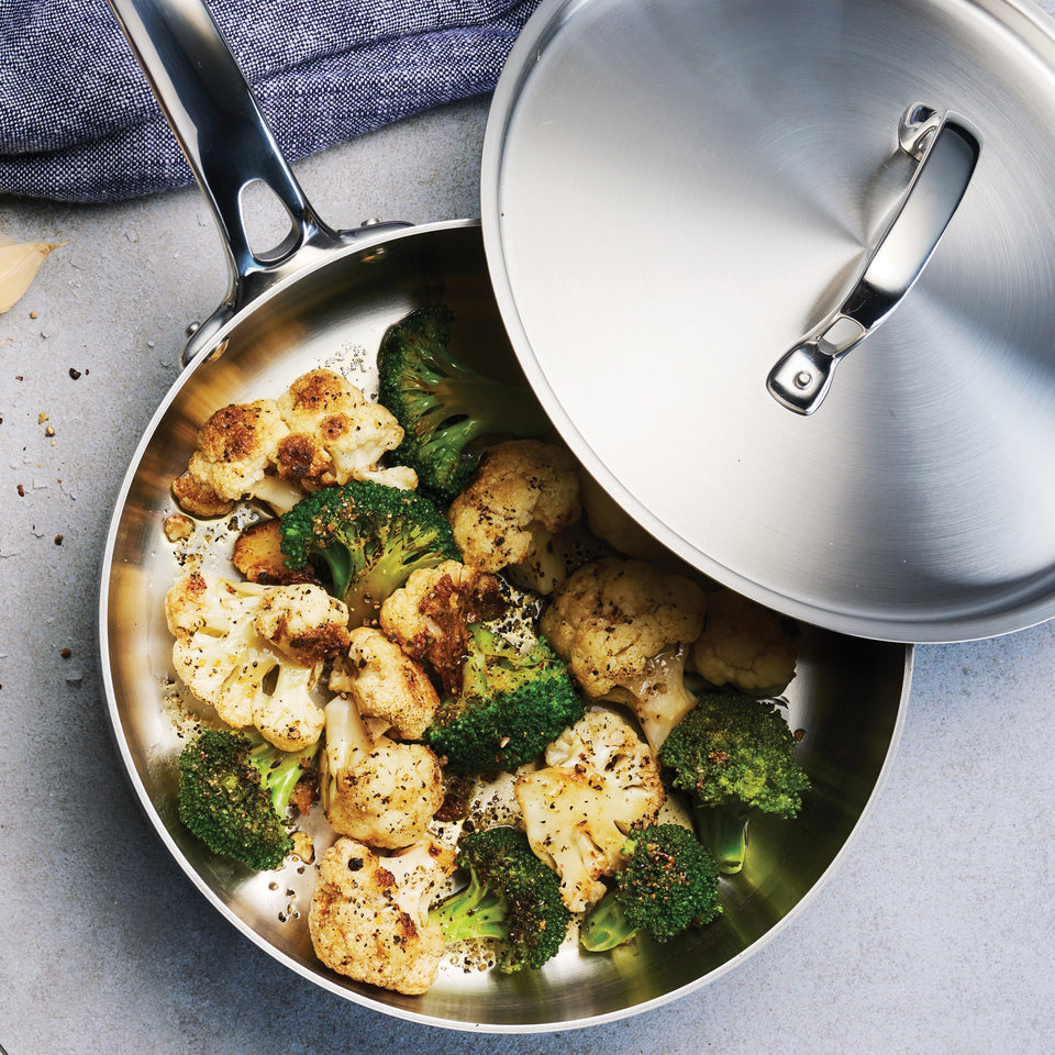 12-Piece Tri-Ply Clad Stainless Steel Cookware Set