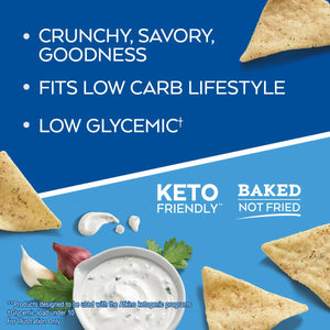 Ranch Flavored Protein Chips, Keto Friendly, Baked Not Fried, Ranch, 8 Count