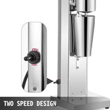 0.7 Qt. Milkshake Maker Stainless Steel Electric Milkshake Maker Single Head Classic Milkshake Maker 2-Speed Adjustable