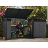 Cortina Mega Premium Modern Horizontal Outdoor Storage Shed