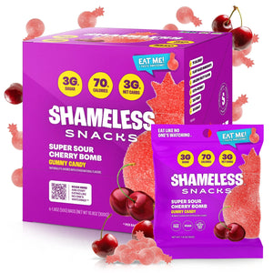 s - Healthy Low Calorie Snacks, Low Carb Keto Gummies (Gluten Free & Non GMO Candy) - 6 Pack Green Apple Blast