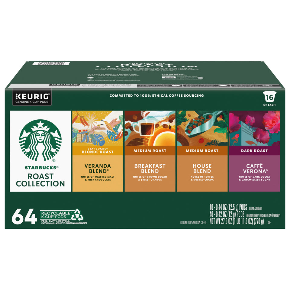 Classic Roasts Variety Pack K-Cup Pod, 64-Count