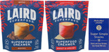 Laird Superfood Creamer 2 Flavor Variety (1) Each: Mocha with Cacao, Original Sweet & Creamy +  Zine