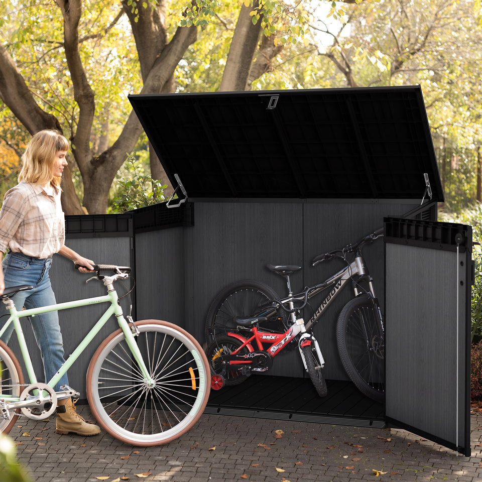 Cortina Mega Premium Modern Horizontal Outdoor Storage Shed
