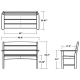 Long Beach Garden Bench