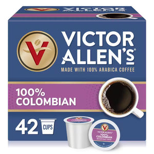 100% Colombian Coffee Medium Roast Single Serve Coffee Pods for Keurig K-Cup Brewers (42 Count)