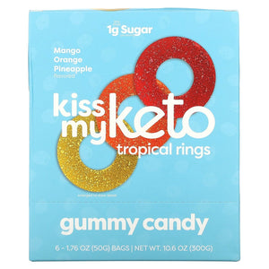 Gummy Candy, Sour Bears, 8 Bags, 0.88 Oz (25 G)