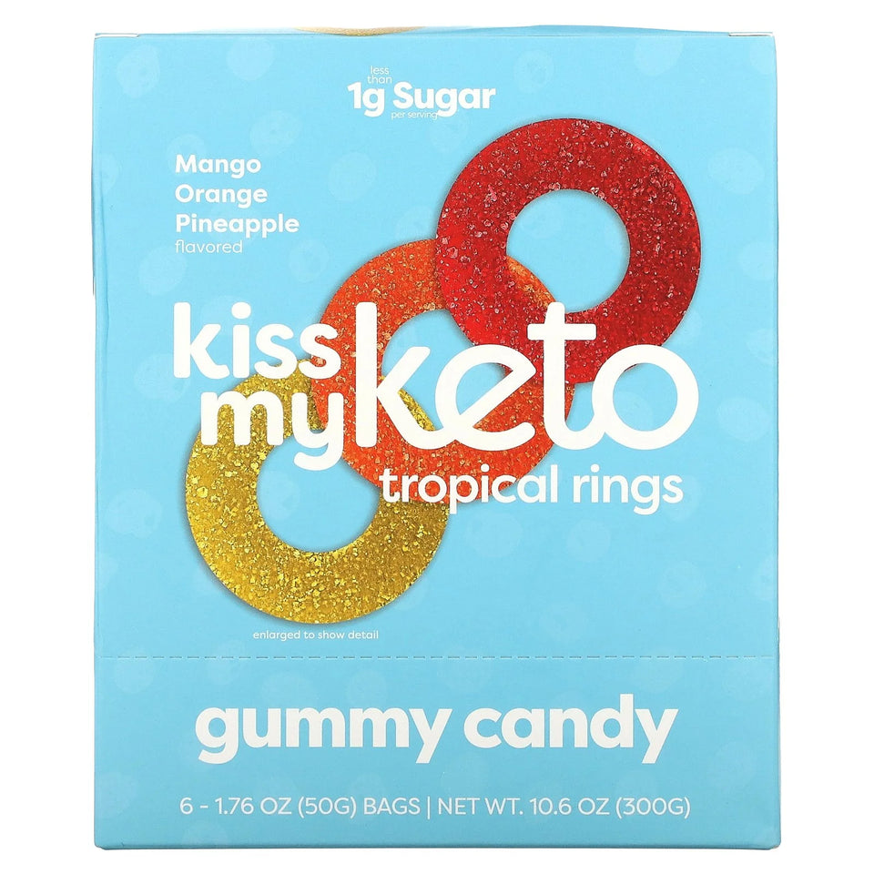 Gummy Candy, Sour Bears, 8 Bags, 0.88 Oz (25 G)