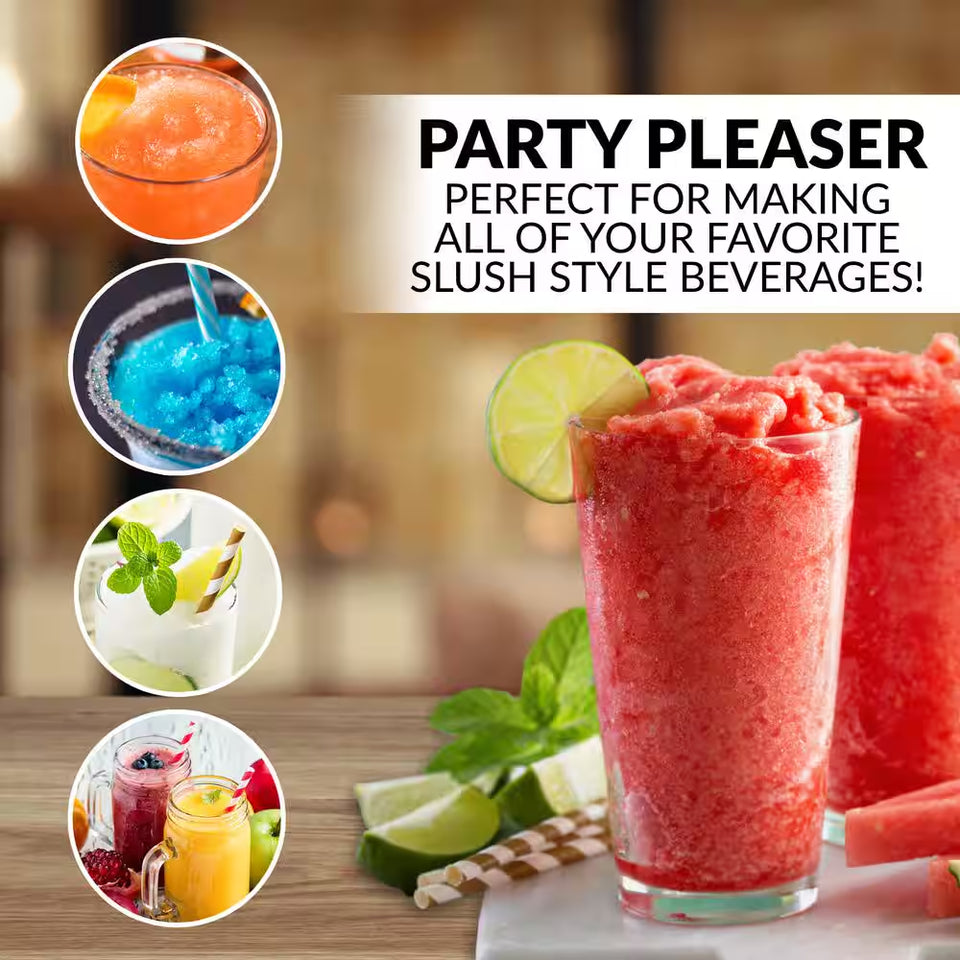 12 Oz. Electric Shaved Ice Snow Cone Machine in Aqua
