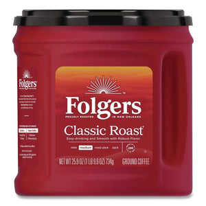 (6 Pack)  Classic Roast Ground Coffee, Medium Roast, 25.9 Oz Canister