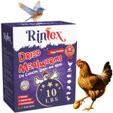 Dried Mealworms 10 Lbs - Organic Chicken Feed for Laying Hens, Bird Seed for outside Feeders