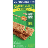 (6 Pack)  Crunchy Granola Bars, Oats 'N Honey, 48 Count, 35.76 Oz (24 Pouches)