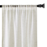 Sheer Linen Blend Curtains, 4-Pack
