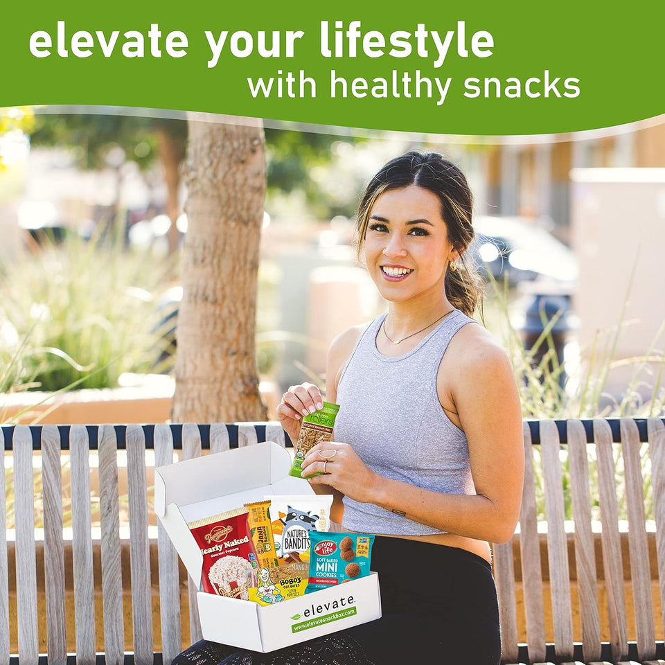 Premium Vegan, Gluten Free Healthy Snack Box: a Mix of 20 Individually Wrapped Snacks: Cookies, Nuts, Fruit, Chips, Care Package, Snack Variety Pack, Adults, Kids, Housewarming, Thank You Gift, Birthday, College Back to School Students, Road Trips, Plant Based
