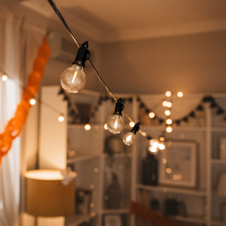 50' LED Cafe String Light