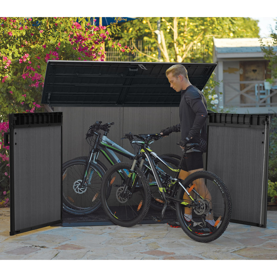 Cortina Mega Premium Modern Horizontal Outdoor Storage Shed