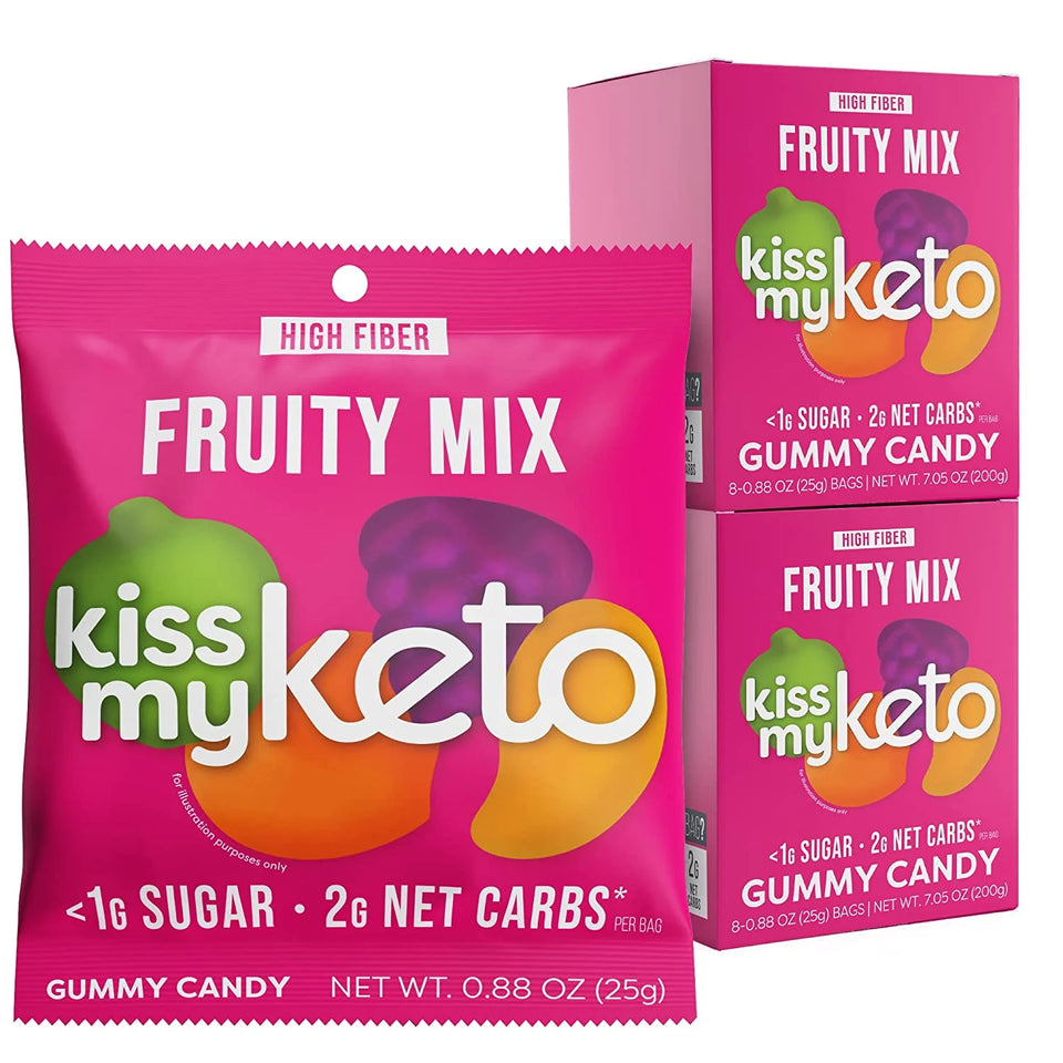 Gummy Candy, Sour Bears, 8 Bags, 0.88 Oz (25 G)