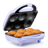 Non-Stick Cupcake Maker, Red - Makes 6 Full Size Cupcakes, Muffins, Cinnamon Buns - Birthdays, Holidays, and More, 800W