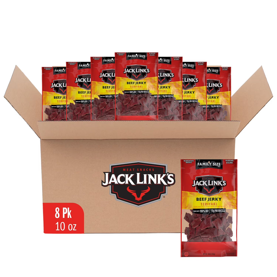 (8 Pack) 10 Ounce  Beef Peppered Jerky 1/1 Count