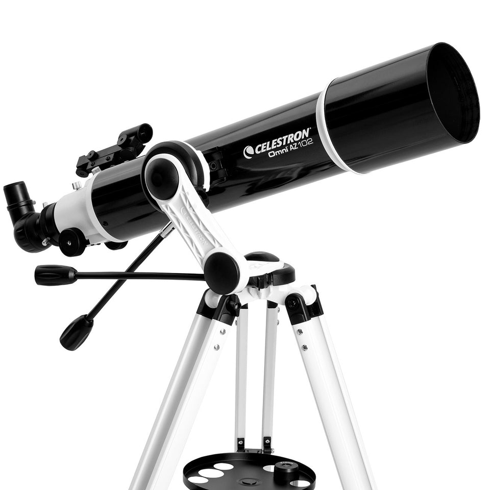 Omni AZ 102 Telescope with Smartphone Adapter & Bluetooth Remote