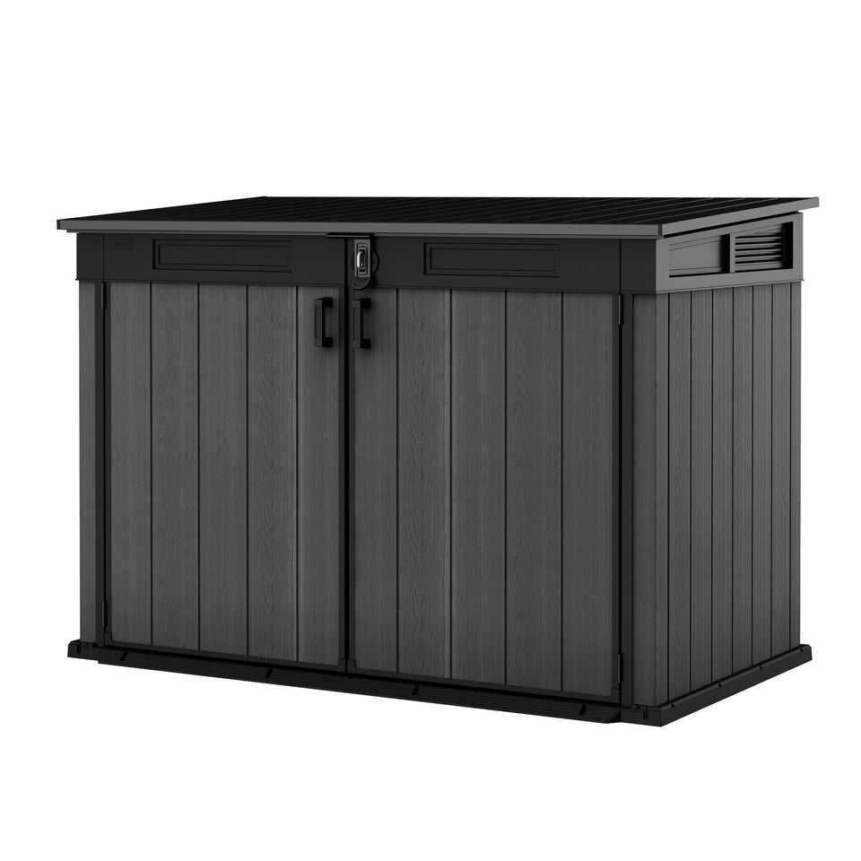 Cortina Mega Premium Modern Horizontal Outdoor Storage Shed