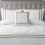 Hotel Border 4-Piece Comforter Set