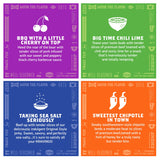 All Natural Beef Jerky and Pork Jerky Variety Flavors - Protein Packed Snacks Roasted for Maximum Flavor - Gluten Free - 2.7 Ounce (Pack of 4)