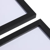 (2 Pack)  16"X20" Black 2 PC Frame Set, Matted for 8"X10" Pictures