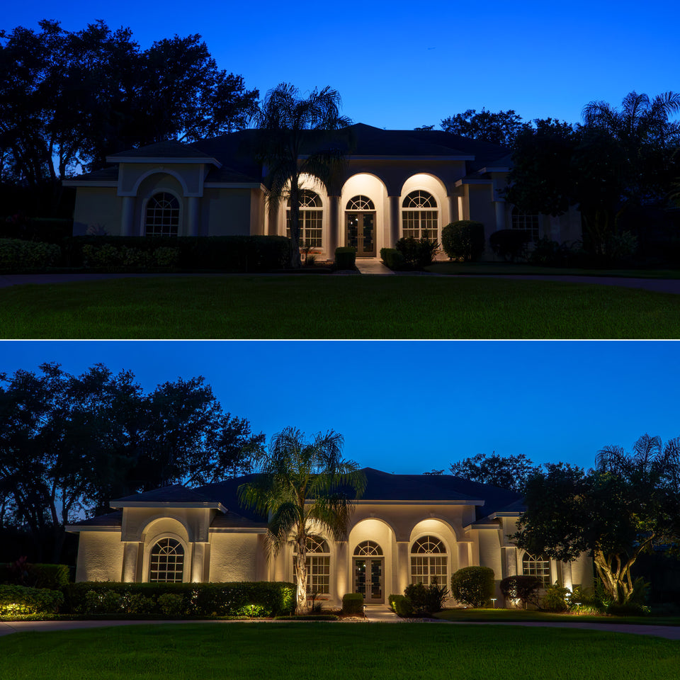 Low age LED Outdoor 13-Light Kit with 150W Transformer