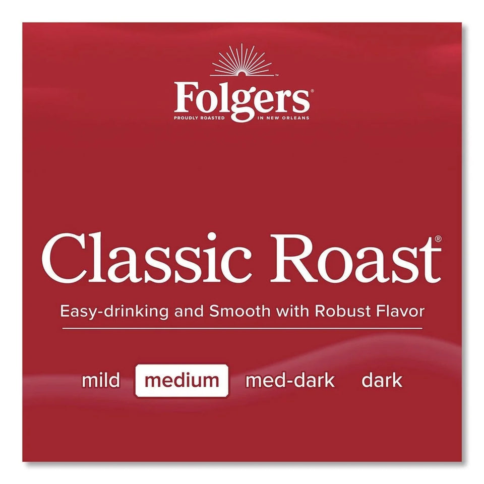 (6 Pack)  Classic Roast Ground Coffee, Medium Roast, 25.9 Oz Canister